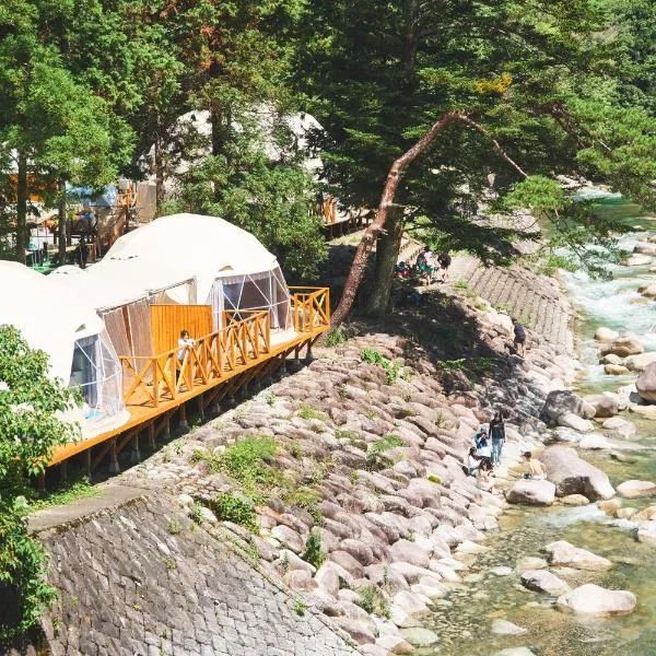 リバーサイドグランピングNuts，位于东近江市的酒店