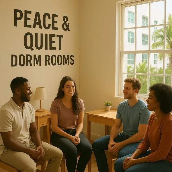 Peace and Quiet Dorm Rooms - Free Breakfast DIY Waffles - Free Dinner - Free Coffee - Longterm Ok!，位于迈阿密的酒店