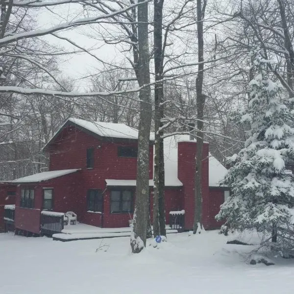 Chalet renovated Near Casino, Camelback , Kalahari 4bdrms firepit hot tub game room，位于托比汉纳的酒店