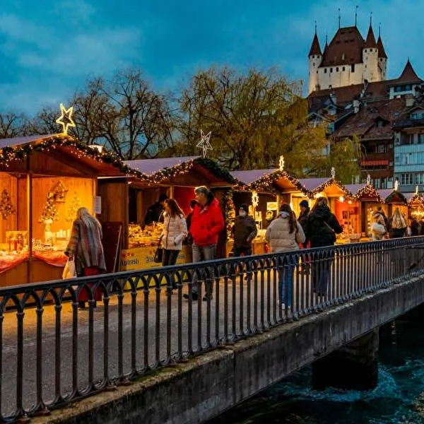 Thun Center Apartment Close to Lake and Shops，位于图恩的酒店