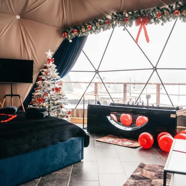 Góralski Harem Osada Glamp & Glass z Jacuzzi i Balią，位于扎科帕内的酒店