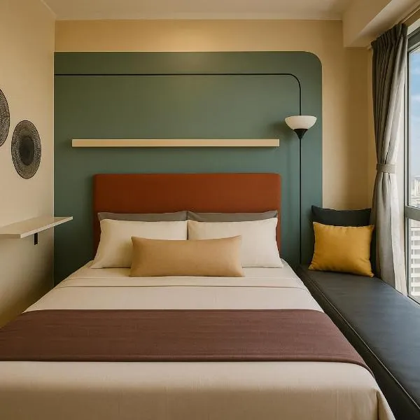 22e BGC Unit 3 mins Walk to The Venice Grand Canal Mall Pet Friendly，位于马尼拉的酒店