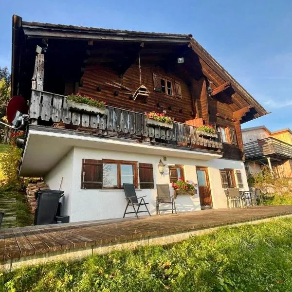 Ferienwohnungen im Blockhaus Metzler，位于施瓦岑贝格的酒店