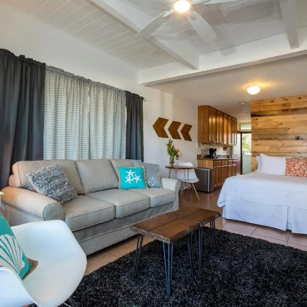Kihei Bay Surf #110 Studio Modern/Beach Decor, A/C, Across Beach Cute Comfy，位于基黑的酒店