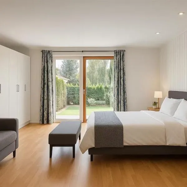 Garden Apartment in Oslo with Terrace & Free Parking，位于奥斯陆的酒店