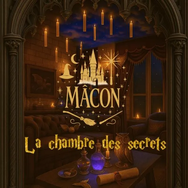 LA CHAMBRE DES SECRETS, Magique, Hyper-centre, 9 Couchages，位于马孔的酒店