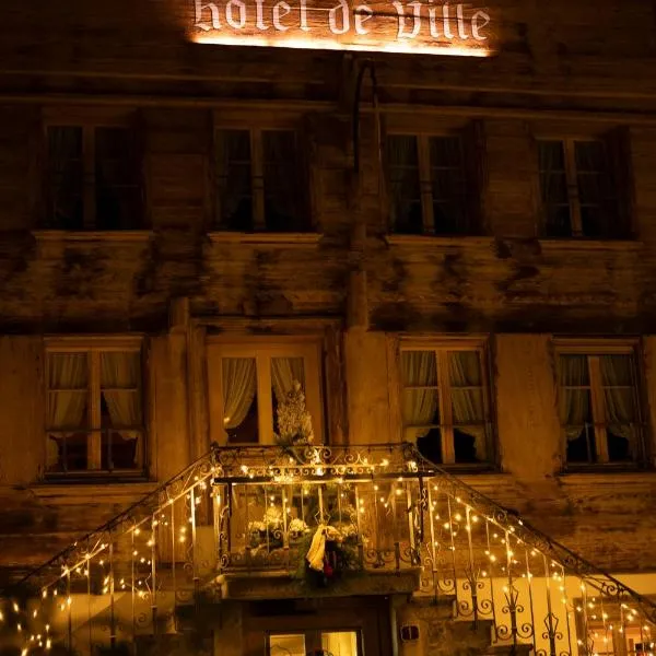 hotel de ville de Rossinière，位于罗斯聂日的酒店