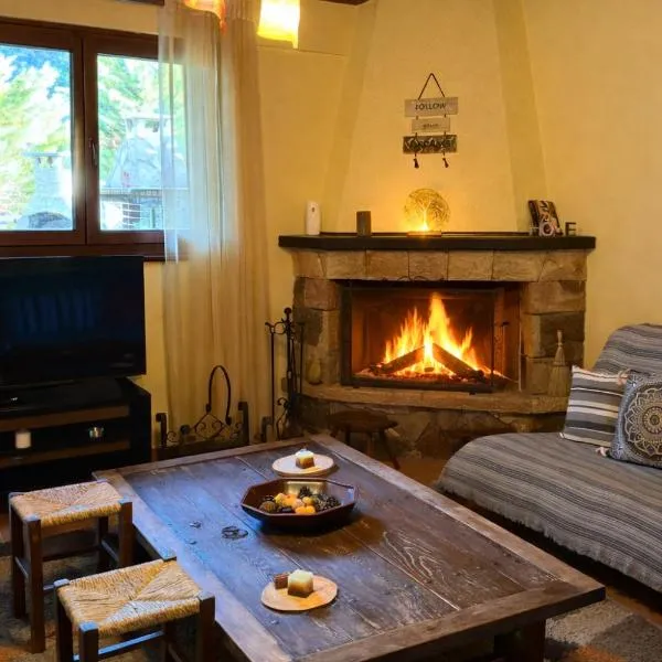 Horizon Nest Parnassos Villa Chalet!，位于埃普塔罗弗斯的酒店