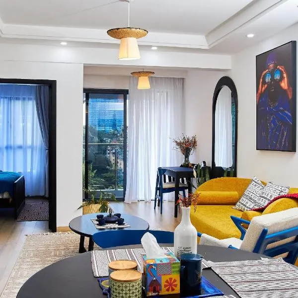 Marina Bay One bedroom, Swimming Pool, gym, workspace ESKAY HOMES Westland's Nairobi，位于内罗毕的酒店