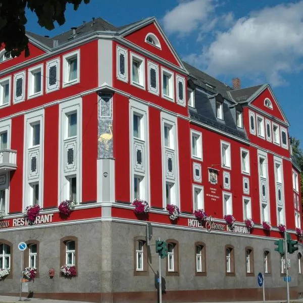 施特劳斯酒店，位于Leupoldsgrün的酒店
