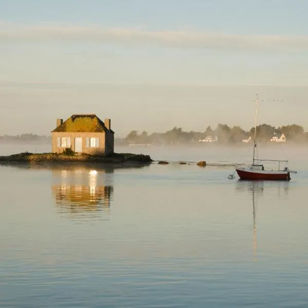 Saint Cado, appartement avec vue sur l'eau，位于贝尔兹的酒店