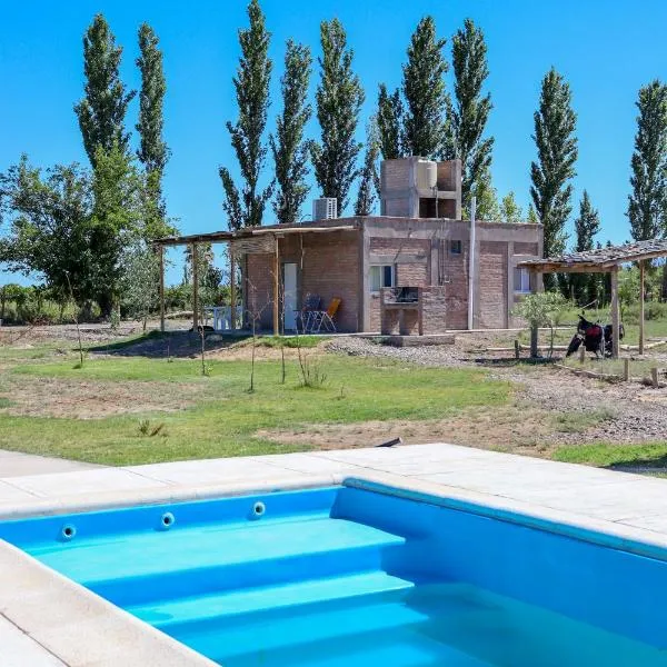 Cabañas de la bodega Romano-Pin，位于Albardón的酒店