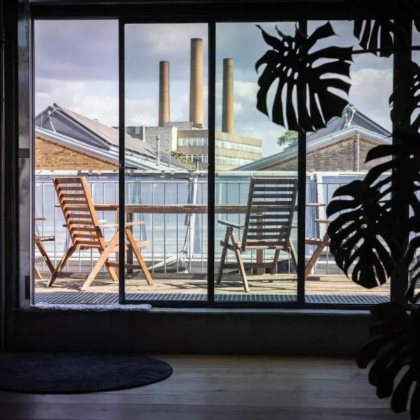 Spreeblick Studio Design-Loft mit Terrasse & Parkplatz，位于柏林的酒店