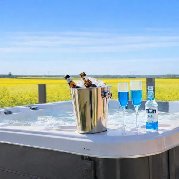 Private Villa near Lund with Garden & Spa，位于谢夫灵厄的酒店