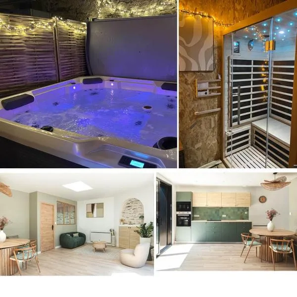 Cosy home quartier gare lafayette avec spa et sauna privatif，位于昂热的酒店