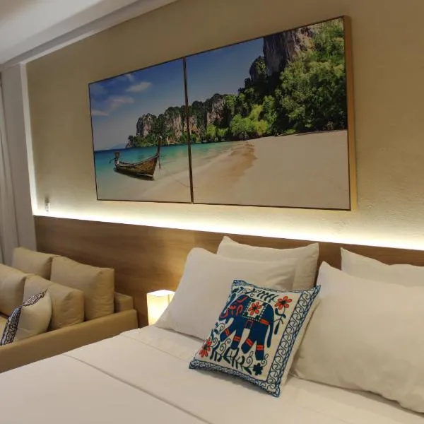 Flat Premium novo e completo na Praia Muro Alto - Porto de Galinhas，位于伊波茹卡的酒店