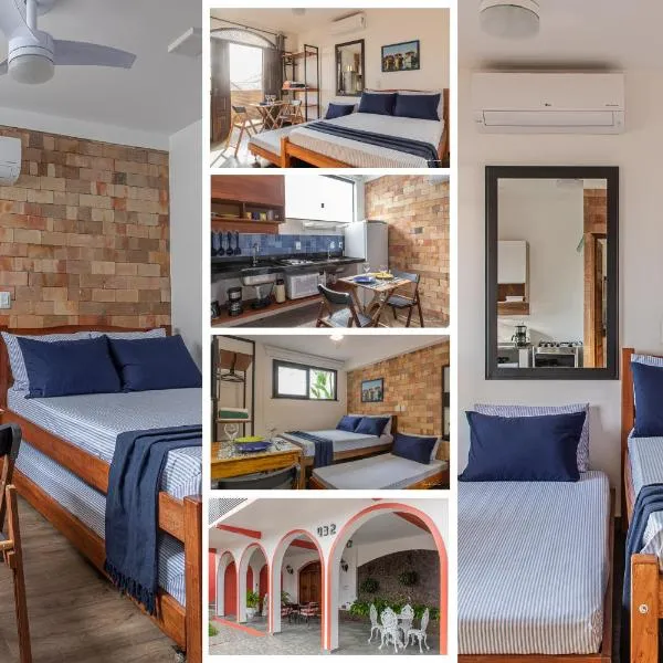 APART STUDIOS PONTAL - Aeroporto a 300 m - Praia 1,5 Km - Centro 2,5 Km - Cozinha Privativa - Mercado GBARBOSA e Padaria 450 m - Próx diversos Comércios a pé - Ar condic - Studios de 15 a 38 m2 Bem Equipados e Funcionais - Ideal Turismo e Trabalho，位于伊列乌斯的酒店