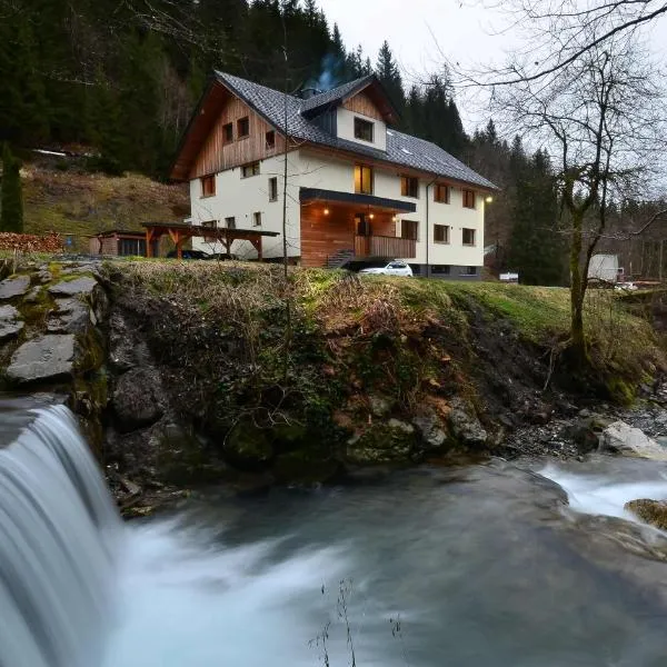 Apartmaji nad potokom，位于Železniki的酒店
