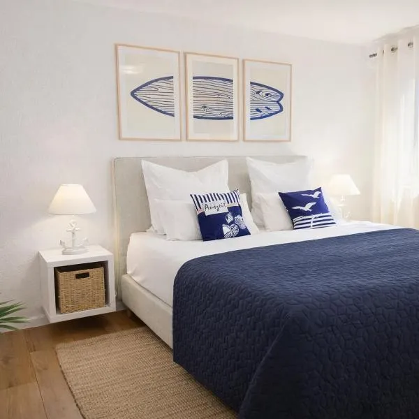 Seeloft mit Balkon, Seeblick, 300m zum See，位于默讷塞的酒店