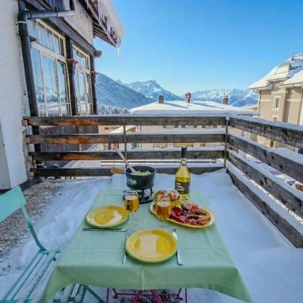 Cosy et calme au coeur de leysin，位于莱森的酒店