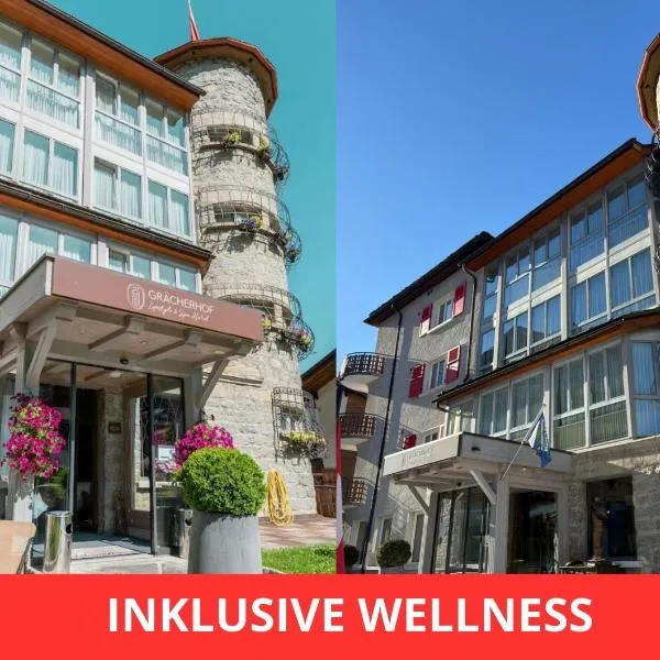 Lifestyle & Spa Hotel Grächerhof，位于格雷兴的酒店