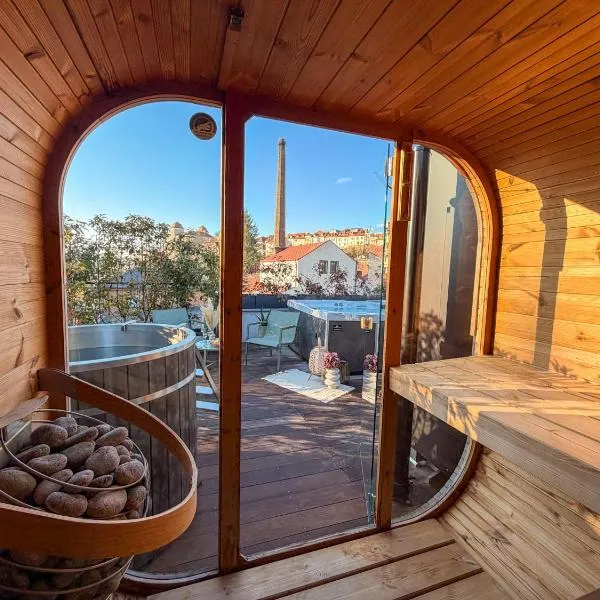 Aparthotel Na Klenici，位于马达伯乐斯拉夫的酒店