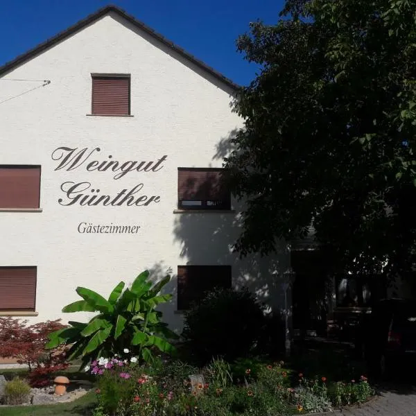 Weingut Günther und Gästezimmer,位于Gimbsheim的酒店