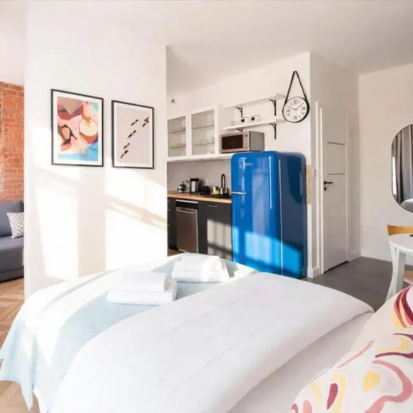 BK studio - cozy and modern close to National Stadium，位于华沙的酒店