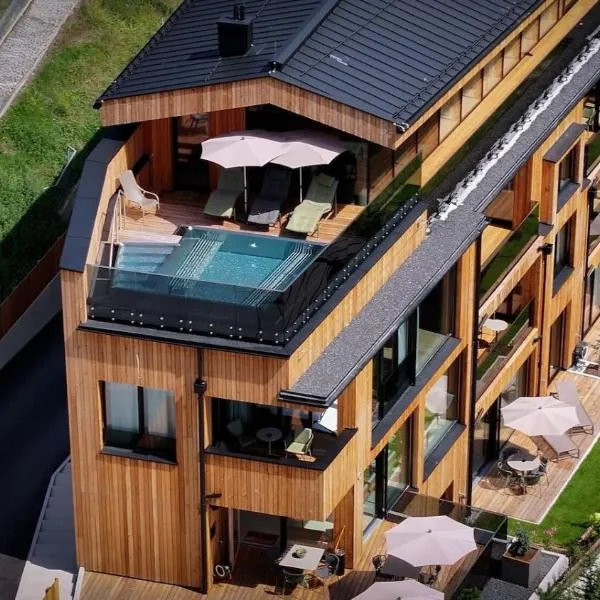 Lärchenlodge SkySpa and Rooftop Pool inklusive Stubai SuperCard，位于富尔普梅斯的酒店