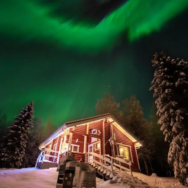 Lapin Villa Hiisi joen rannalla，位于拉努阿的酒店