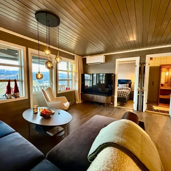 Unique view! Modern apartment with sauna，位于沃斯的酒店