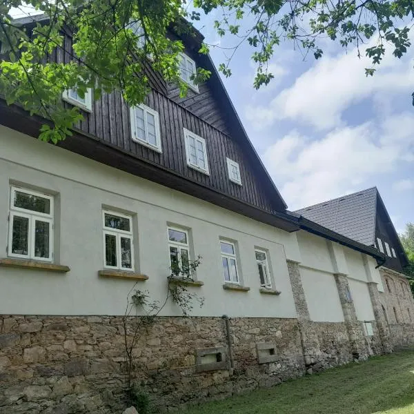Chalupa Bartlův Dvůr，位于Bartošovice v Orlických Horách的酒店
