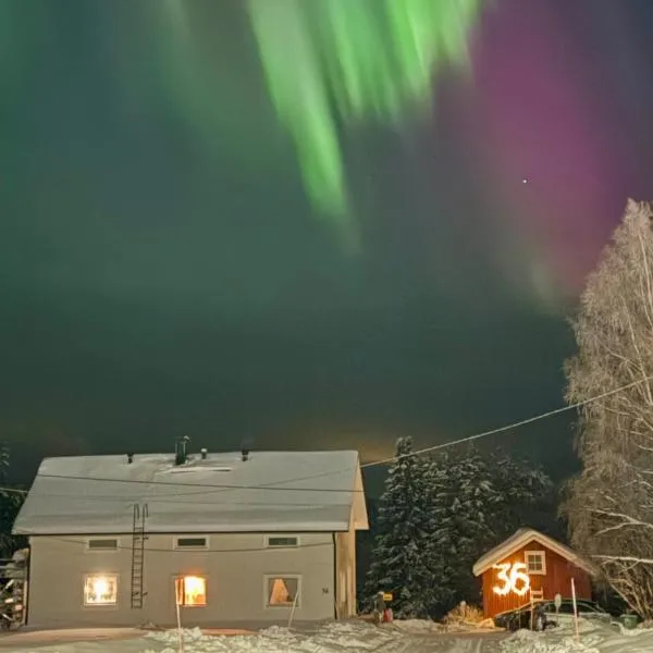 Rooms in a big wooden home, homestay，位于穆奥尼奥的酒店