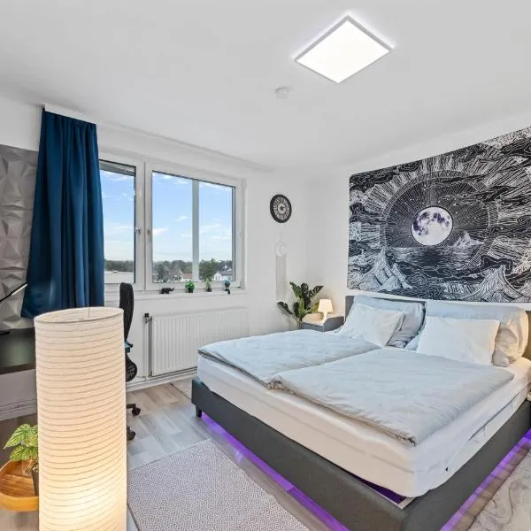 Big 1 Bedroom Apartment near Airport & City Center，位于施韦夏特的酒店