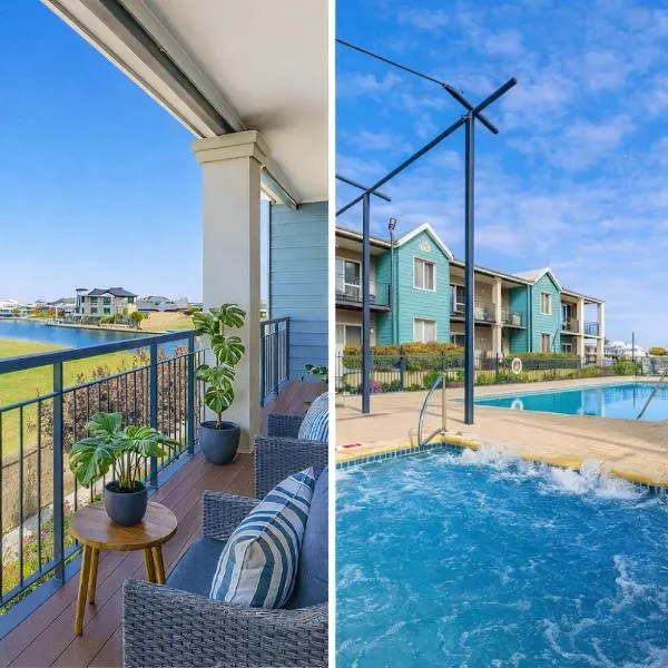 Apollo Stayz Luxury Apartment 66,- Pool -Spa - Walk to Town，位于曼哲拉的酒店