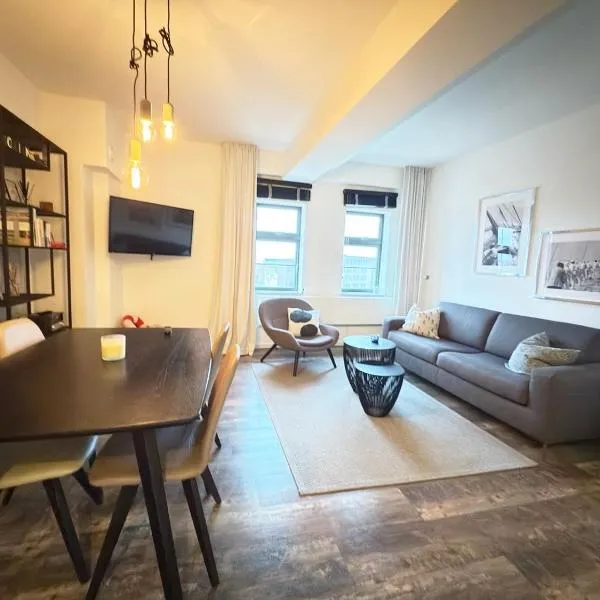 Historischer Ohlerich Speicher Wismar Apartment 18 mit Hafenblick- 2 Bäder - UNESCO Weltkulturerbe，位于维斯马的酒店