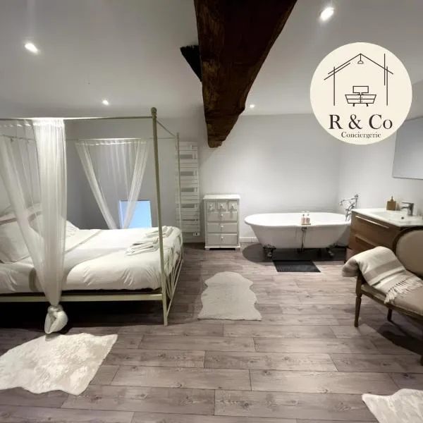 Gîte romantique dans maison vigneronne，位于沙泰勒吉永的酒店