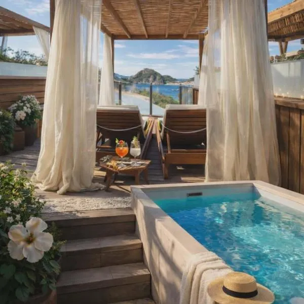 探戈一室公寓式酒店，位于帕莱欧卡斯提撒的酒店