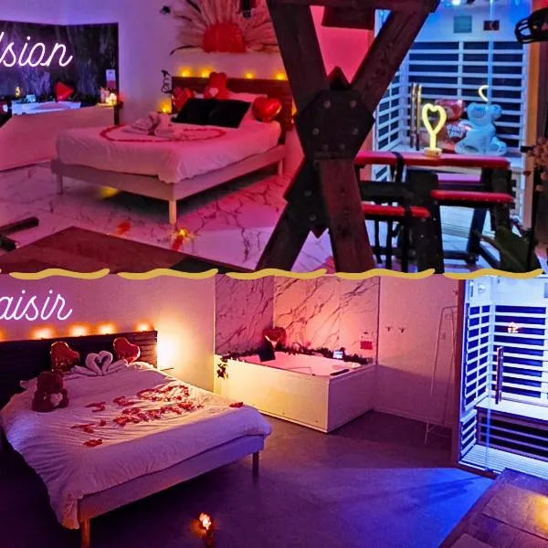 Maisons Plaisir & Pulsion Spa Sauna Privé，位于阿洛的酒店