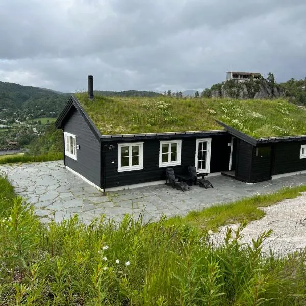 Fantastic view, great holiday house with sauna in Sirdal，位于Haugen的酒店