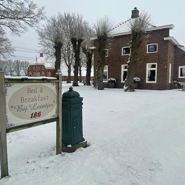 Bij Leentjer geheel appartement，位于Siddeburen的酒店