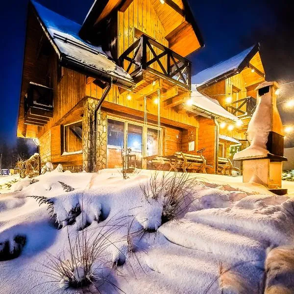 Bieszczadzka Hawira - w Centrum przy Jeziorze z Widokiem dla Rodzin，位于波拉齐克的酒店