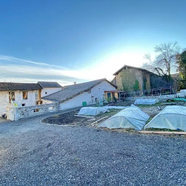 Gite indépendant, calme, campagne, style intérieur chalet，位于瓦龙的酒店