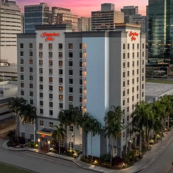 Hampton Inn Fort Lauderdale Downtown Las Olas Area，位于劳德代尔堡的酒店