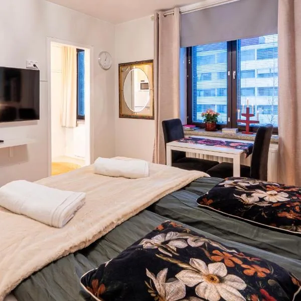 Studio in the city center FREE PRIVATE PARKING with heating plug，位于凯米的酒店