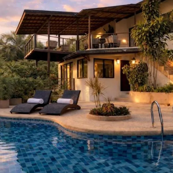 Modern 4 BDR Villa, privat Pool, Walk Beach，位于苏梅岛的酒店