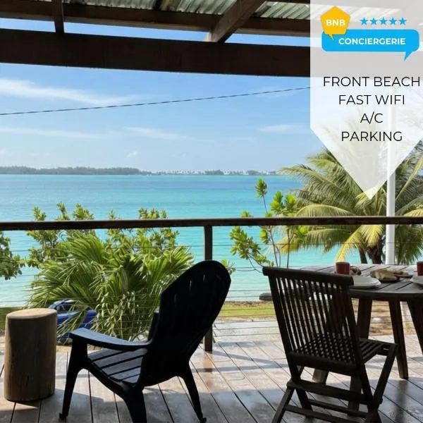 Studio with a view of a heavenly lagoon，位于波拉波拉的酒店