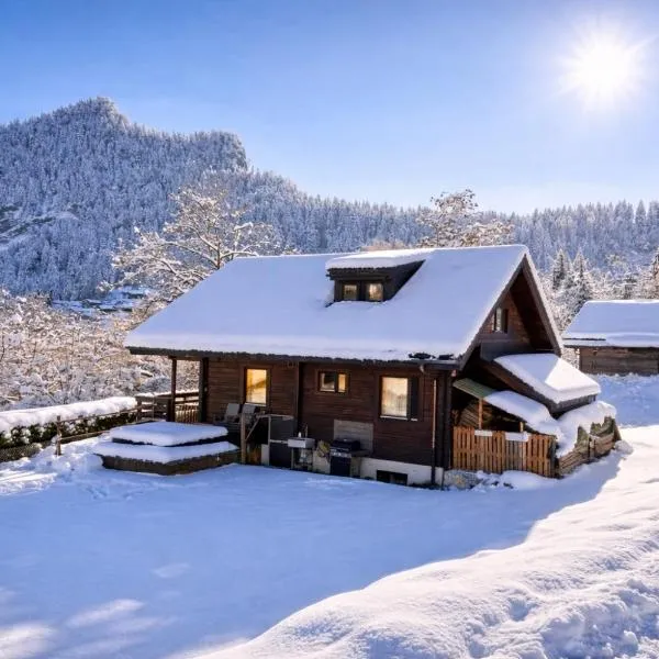 Chalet Ardoise - Nature Paradise - Swiss Alps，位于奥瓦伦纳茨的酒店