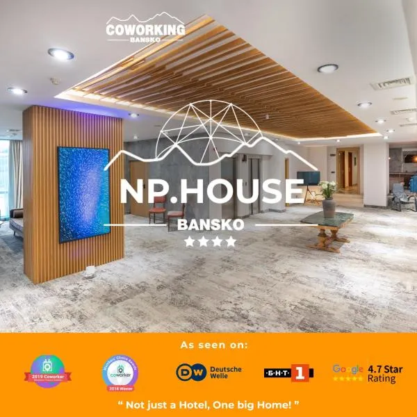 NP House- Social Hotel&Coworking by Networking Premium, Free Ski Shuttle，位于班斯科的酒店