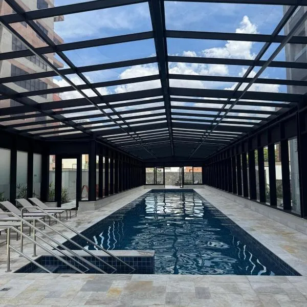 Maravilhoso Studio no prédio mais alto e tecnológico de Campinas !!!，位于坎皮纳斯的酒店